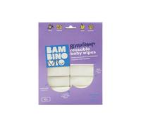 Bambino Mio Toallitas Reutilizables Bebé Supreme, Pack 10, Nieve | Toallitas reutilizables para bebé, suaves y prácticas. Pack 10, ideales para cambios diarios en casa o de viaje.