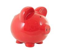 Bambino per amare il salvadanaio in ceramica