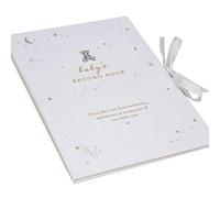 Bambino White Record Memory Keepsake Book A4 Diseño adorable Nuevo bebé unisex