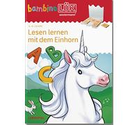 bambinoLÜK. Vorschule. Lesen lernen mit dem Einhorn 4/5/6 Jahre