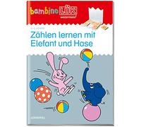 bambinoLÜK. Zählen lernen mit Elefant und Hase: 2/3 Jahre