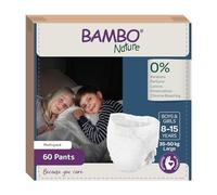 Bambo Dreamy Night Pants (8-15 años, 35-50 kg) - Pañales pantalón nocturnos ecológicos, ultrasecantes, sin perfume, certificados Nordic Swan & FSC®