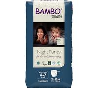 Bambo Dreamy Night Pants - Pañales de entrenamiento, pantalones de dominadas, ecológicos para la noche, mantienen las camas secas toda la noche, pañales de entrenamiento, seguros, cómodos, pantalones