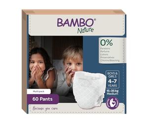 Bambo Dreamy Night Pants - Pañales de entrenamiento, pantalones de dominadas, ecológicos para la noche, mantienen las camas secas toda la noche, pañales de entrenamiento, seguros, cómodos, pantalones