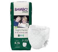 Bambo Dreamy Ropa Interior Absorbente Noche Niños 35 a 50kg (Pack 6 x 10 Un)