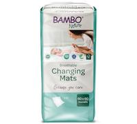 Bambo - Cambiador desechable ecológico, extra suave para mayor comodidad, cambiador desechable ultra absorbente, protección contra fugas, cambiador de origen sostenible - 60 x 60 cm, 10 unidades