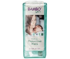Bambo Nature Gasa Protege Camas para Fugas 60x90 cm 10 uds