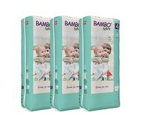 Bambo Nature Pañales Bébé Talla 4 - 7 a 14kg (Pack 3×48 Un)