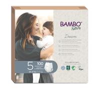 Bambo Nature Paquete de 100 pantalones de entrenamiento ecológicos de alta calidad, talla 5