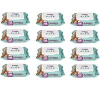 Bambo Nature Toallitas húmedas para bebés, 12 x 80 segundos