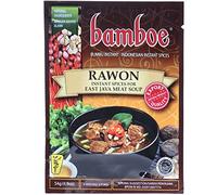 Bamboe Bumbu Instant Rawon - East Java Meat Soup, 54 Gram (Pack of 3)