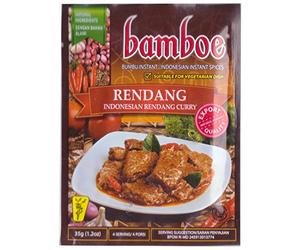 Bamboe Bumbu Rendang (Indonesia especias instantáneos Rendang Curry), 35 de Gram (3 paquetes)