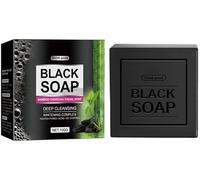Bamboo Charcoal Facial Soap For Blackhead Removal Body Face Skin Deep Cleaning,Effectively Improve Clogged Pores,Soothing Skin (1pcs)