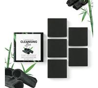 Bamboo Charcoal Facial Soap | Jabón facial para pieles impuras y grasas | Vegano | Jabón negro contra el acné y los puntos negros | Jabón de carbón activado hecho a mano para hombres y mujeres (5)