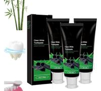 Bamboo Charcoal Teeth Whitening Toothpaste,Organic Bamboo Charcoal Whitening Toothpaste,Natural WhiteningToothpastes,Gentle Stain Removal,Mouth Fresh (3)