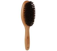 Bamboo Groom - Cepillo de cerdas ovaladas con jabalí natural grande