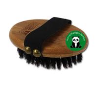 Bamboo Groom Cepillo de palma con cerdas de jabalí para mascotas