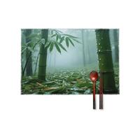 Bamboo in The Rain Placement Mats for Dining Table Place Mats Suitable for Personal Dining Tables Dinner Parties BBQ Weddings
