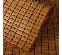 Bamboo Mahjong Cooler Mat - Cojín plegable para asiento de coche - Colchoneta aislante para dormir - Ropa de cama de verano - Disponible en 80/90/120/135/150/180/200 cm