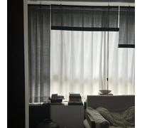 Bamboo Roller Blind Black,Outdoor Bamboo Window Shades Blinds,Light Filtering Roll Up Shutters with Hook Up,Wooden Roller Blinds with Side Pull,for Patio,Doors,Customizable 60Wx220H cm