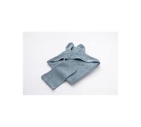 BamBoom Juego de toalla con capucha y guante, suave fibra de bambú orgánico, 75 x 75, baño Duo con guante, azul, 1990007-500 g