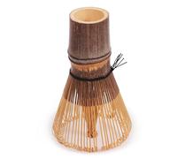 BambooMN Batidor japonés Matcha Chasen - Utensilio tradicional rizado a mano 100 Tate Matcha - Negro - 1 pieza