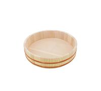 BambooMN Brand - 13 Hangiri Sushi Oke Rice Mixing Tub - 1 Piece by BambooMN