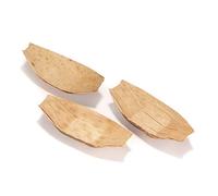 BambooMN Brand - Bamboo Leaf Boat - 3.25 x 1.5 (8.25cm x 3.8cm) - 100 Pieces by BambooMN