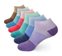 BambooMN Calcetines de nylon difusos con infusión de aloe estupendo para mujer, Asst G, S