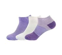 BambooMN Calcetines de nylon difusos con infusión de aloe estupendo para mujer, Asst I, XL