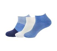 BambooMN Calcetines de nylon difusos con infusión de aloe estupendo para mujer, Asst J, XL