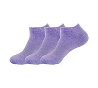 BambooMN Calcetines de nylon difusos con infusión de aloe estupendo para mujer, Púrpura lavanda, XL