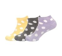 BambooMN Calcetines de tobillo de nailon con infusión de aloe suave, extragrande, tamaño M, 3 pares