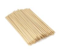 BambooMN Marca- Pinchos redondos de bambú de punta afilada, 9 x 4 mm, 1000 unidades