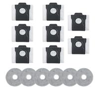 BAMBOOST 14 bolsas de polvo y mopa accesorios para Dreame L10s Pro Ultra Heat/X40 Ultra/X50 Ultra/L40 Ultra/MOVA E30 Ultra/ L20 Ultra Recambios para robot barrido Dreame, microfibra suave, bolsa para