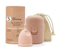Bamboozy Copa Menstrual Con Esterilizador (S) Copas Menstruales Reutilizables de Lujo Hechas de Silicona Médica - Hasta 12 horas de Protección - Libre de Plástico, sin BPA