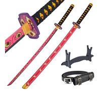 Bambú Anime Katana Cosplay Sword, Katana Inspired Demon Slayer Sword 105 cm 41 Pulgadas Hashira Pillars Protagonist Katana, una Variedad