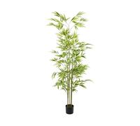 Bambú artificial 190cm - planta decorativa realista con cañas naturales para hogar ideal para interiores 15 cm