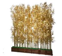 Bambú Artificial Dorado, Bambú Falso Con Base, Adecuado Para El Hogar, La Oficina Y Espacios Al Aire Libre(1.5m/59in)