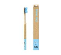 bambú Cepillos de dientes Mejor respetuoso con el medio ambiente biodegradable Manijas y sin BPAs no plástico Cerdas Nylon Para Natural Dental Cuidado Amigable Way Ayudar A Nuestro Planeta Ir Verde - Azul Claro