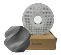 Bambu Lab ABS Filamento 3D de alta temperatura, 1,75 mm, 1 kg, filamento con bobina, plateado