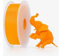 Bambu Lab - Filamento para impresora 3D, PLA Basic 1,75 mm, diámetro preciso +/- 0,03 mm, impresión rápida RFID PLA, material de impresión 3D, filamento con bobina, 1000 gramos, naranja calabaza
