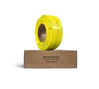 Bambu Lab - Filamento PLA mate para impresora 3D, filamento PLA de 1.75 mm, 1 kg, alta tenacidad, respetuoso con el medio ambiente, amarillo (10400), recambio