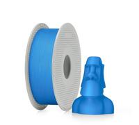 Bambu Lab PLA Matte (mate) - Filamento 3D 1.75 mm, acabado mate uniforme, tolerancia ±0,03 mm, RFID y compatible AMS/AMS Lite - Fácil de imprimir para Bambu P1 X1 A1 - Bobina, 1 kg, azul marino