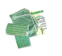 Muxel's Juego de Paños de limpieza de bambú
