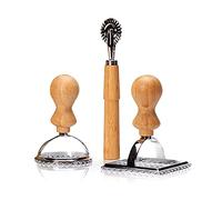 bambuswald© Cortadores de raviolis sin plástico (3 unidades) con mango de bambú | Moldes para cortar raviolis: ideal para empanadillas, pasta rellena, pierogi | Estampador, formador de raviolis