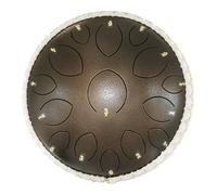 BAMFY 14 Pulgadas 15 Notas Tambor De Lengua De Acero Tambor De Lluvia Instrumento De Percusión Educación Musical Handpan Con Rango Ultra Amplio, Bolsa De Transporte, Baquetas(B)