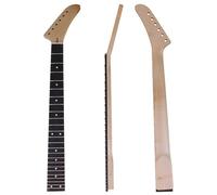 BAMFY 24 Trastes Arce Canadiense Palisandro Mástil De Guitarra Eléctrica Repuestos Reemplazo Cuello De Guitarra Universal Mástil De Bajo De Jazz Herramienta