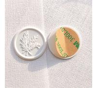 BAMFY Adhesivo Sello Lacre Antiguo Romero Boda Estampilla sobre Sello De Lacre Invitación Día De San Valentín Sellos De Sobres Decoraciones (Color : Blanco)