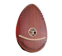 BAMFY Arpa De Lira 7,19 Cuerdas Manual Percusión Lyre Harp Portátil Madera Arpa De Lejía Para Músicos Entusiastas Adultos Niños Principiantes Amantes De Los Instrumentos(19 strings-B)